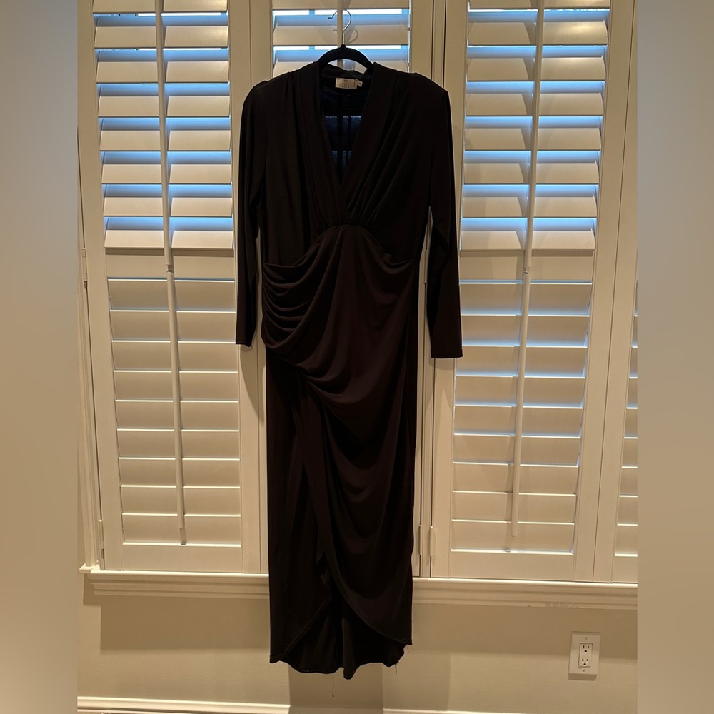 Black Formal Maternity Dress from BooHoo